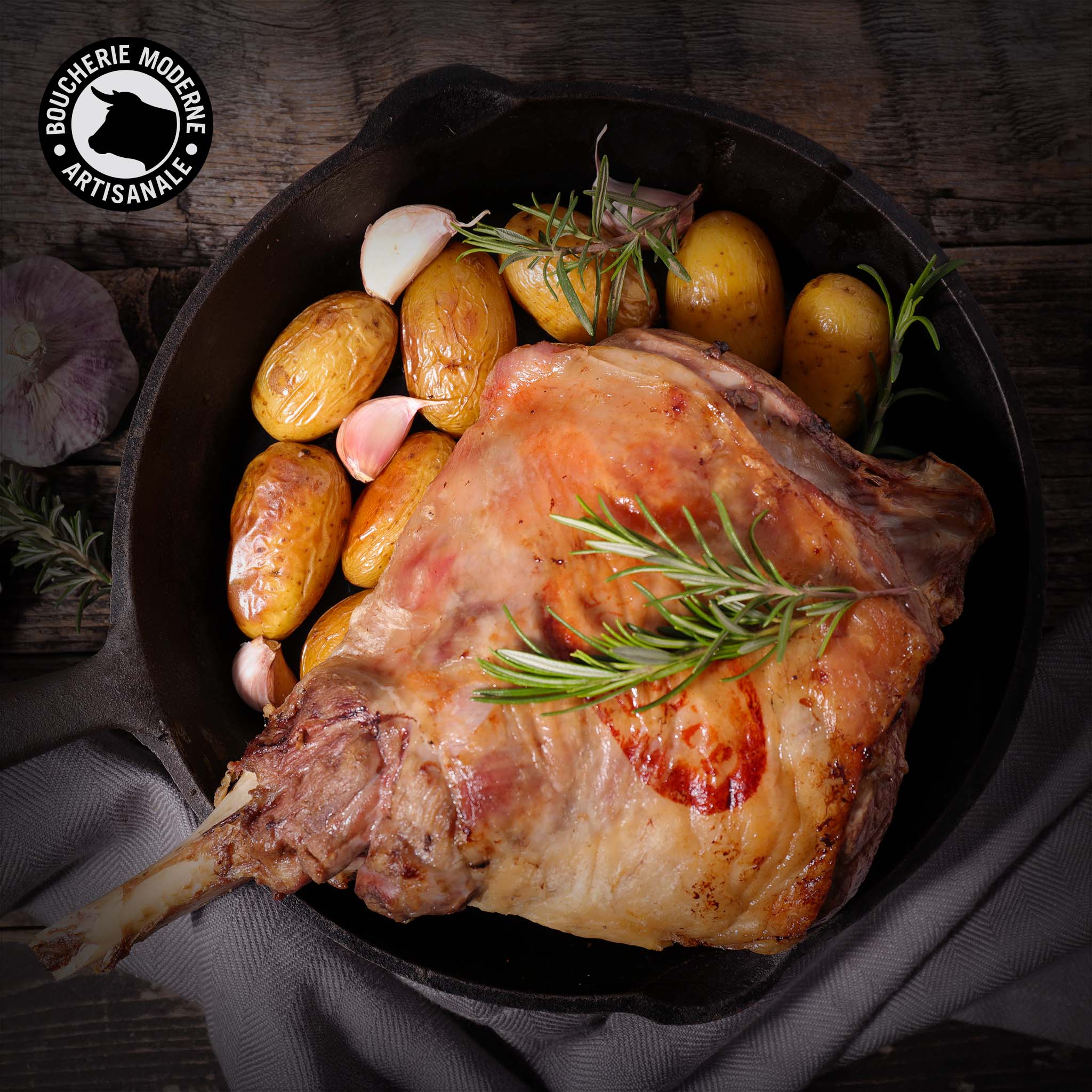 Gigot Confit d’agneau de la Boucherie Moderne