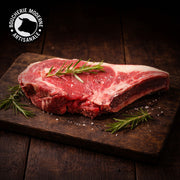 Entrecôte Blonde d’Aquitaine généreuse, 600 g de pur plaisir à partager ou à savourer seule.