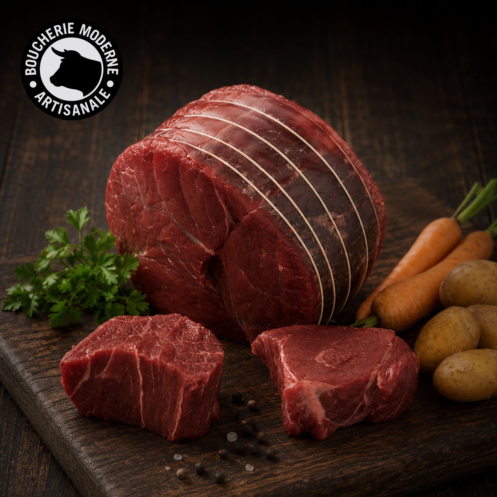 Assortiment spécial pot-au-feu, équilibré et savoureux, prêt à cuire.