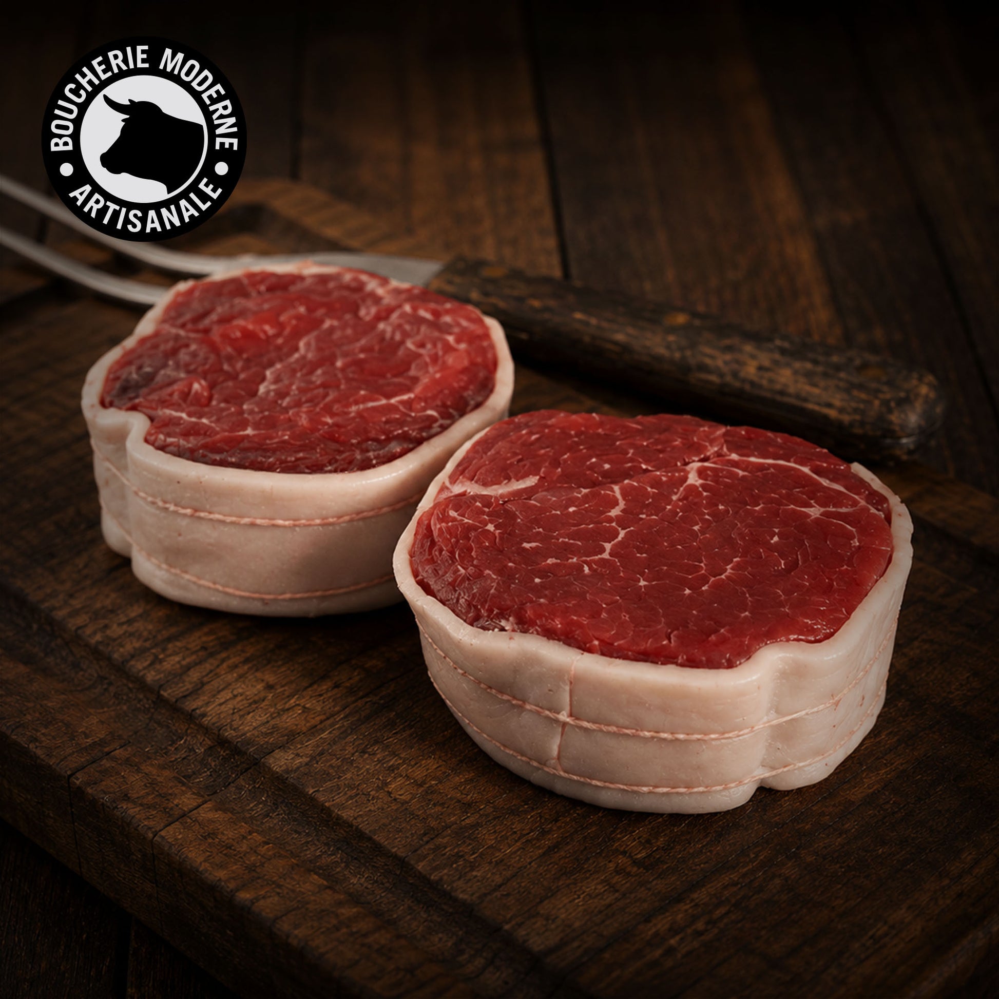 Tournedos de rumsteck, tendre et savoureux, pour une cuisson minute.