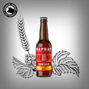 BAPBAP Vertigo, IPA parisienne intense et équilibrée aux notes fruitées et caramélisées.