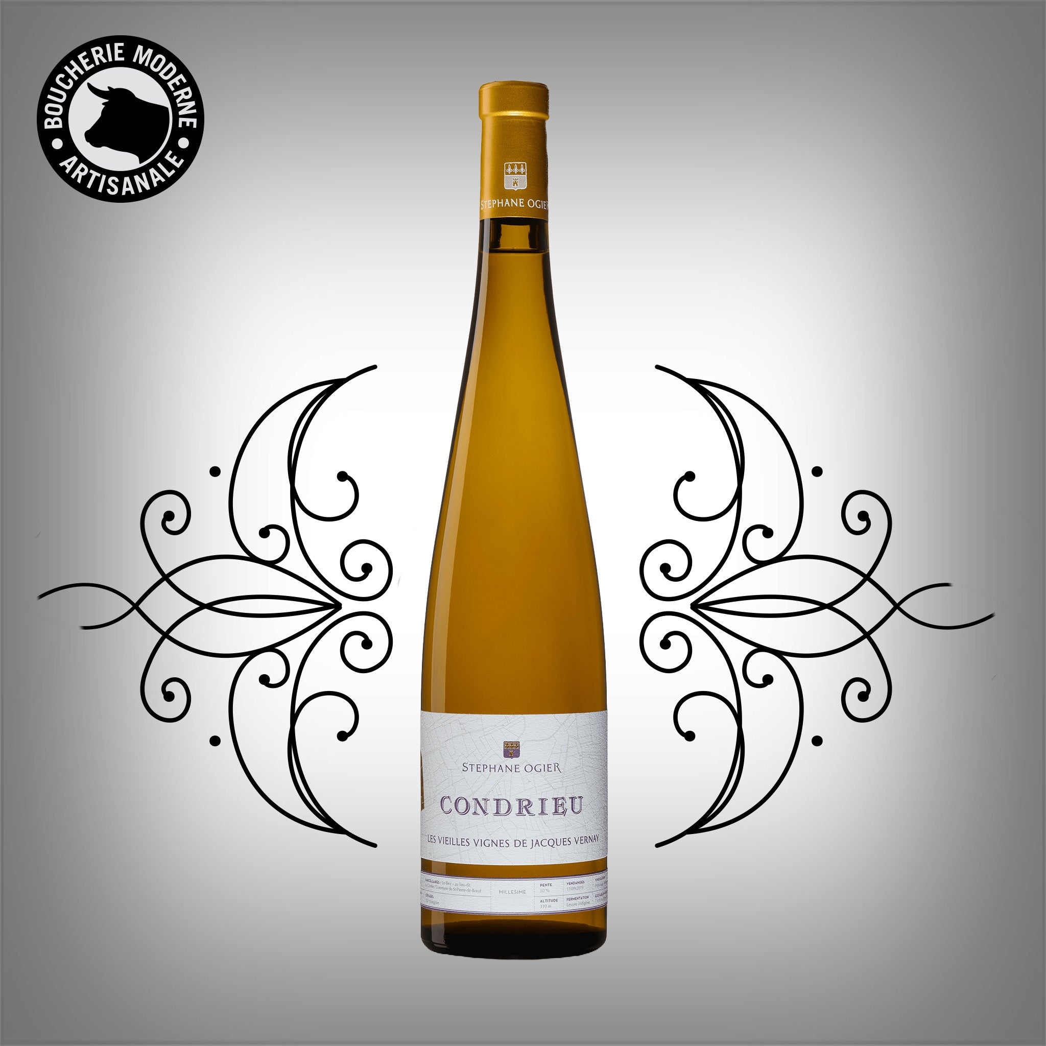 Grand blanc de la vallée du Rhône, élégant et aromatique.