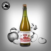 Cidre brut normand, frais, fruité et légèrement acidulé.