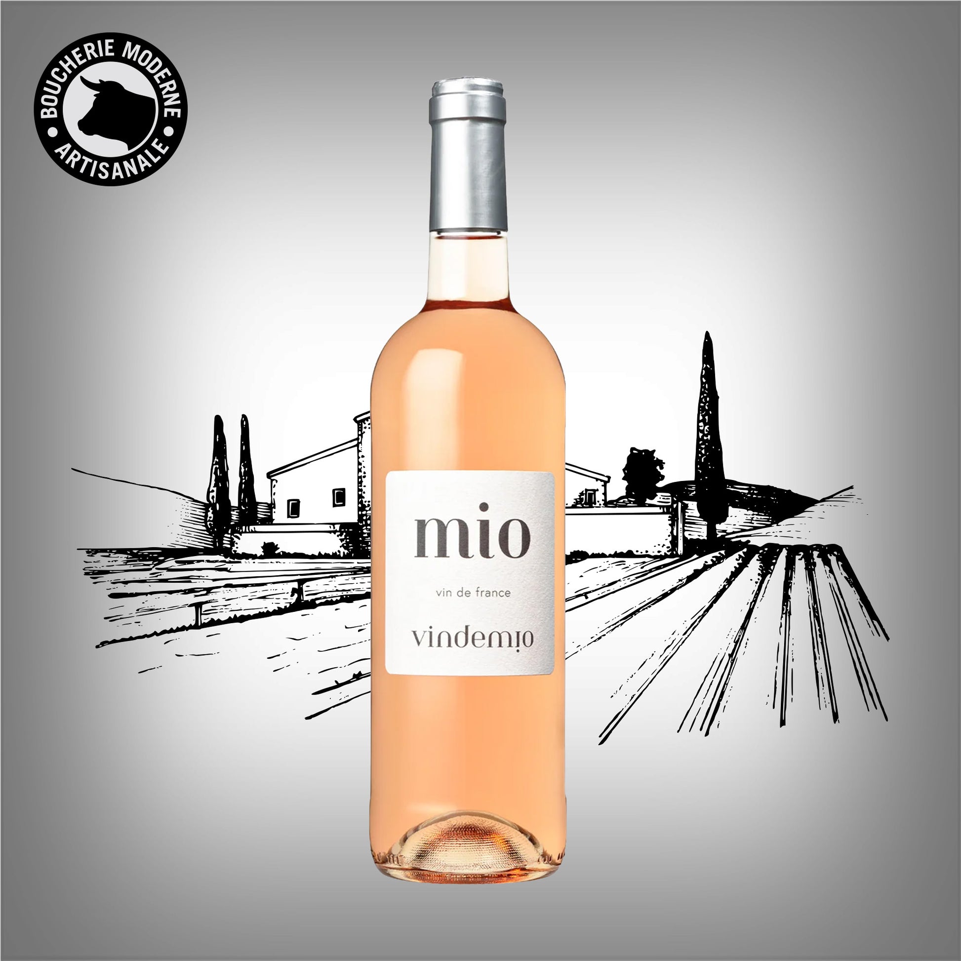 Rosé bio du Ventoux, frais, fruité et délicatement minéral.