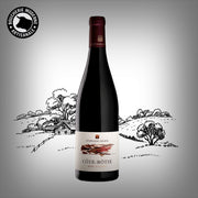 Côte-Rôtie intense et élégante, grand vin de caractère de la vallée du Rhône.