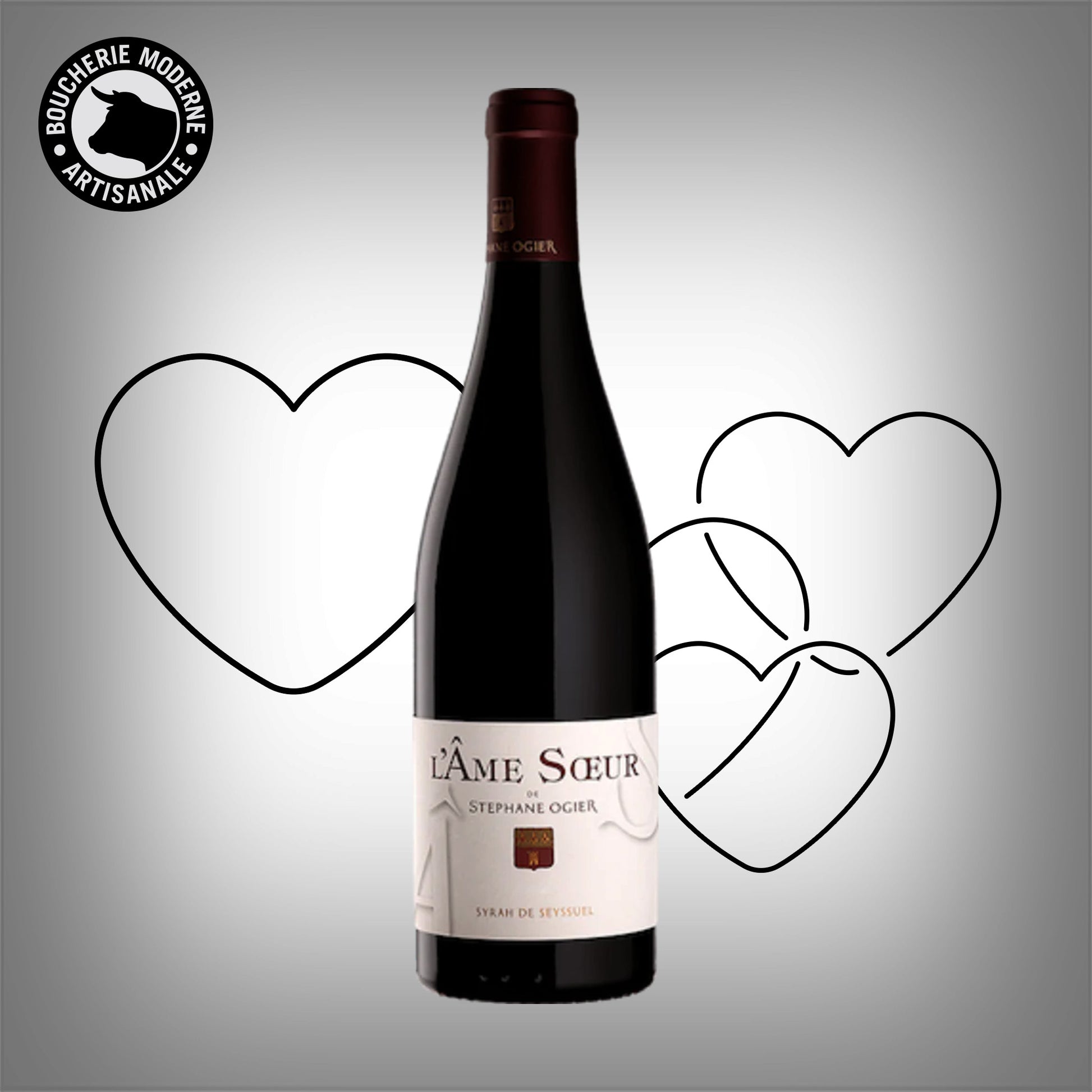 Rouge élégant et épicé, inspiré des grands vins du Rhône nord.