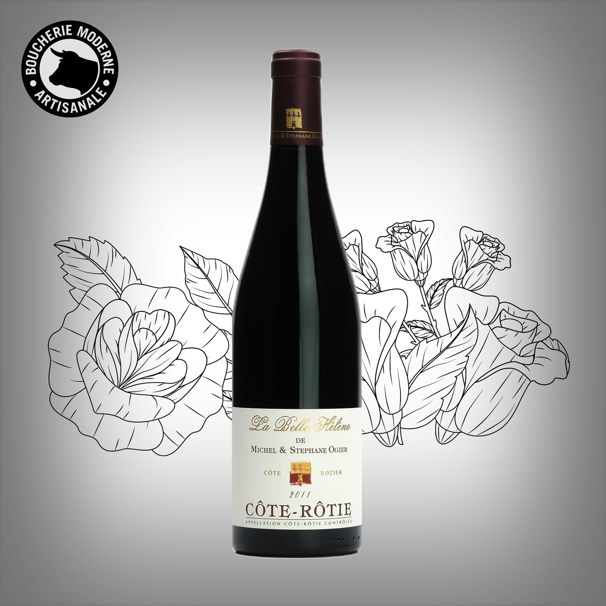 Grand rouge du Rhône nord, puissant, élégant et d’une grande finesse.