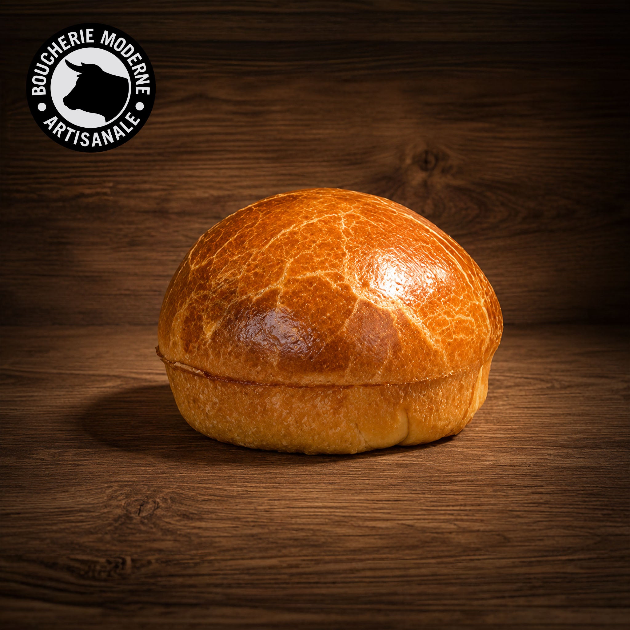 Brioche du boucher, farcie à la viande et au fromage, moelleuse et gourmande.