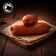 Mini saucisse de Morteau fumée, au goût authentique du Jura.