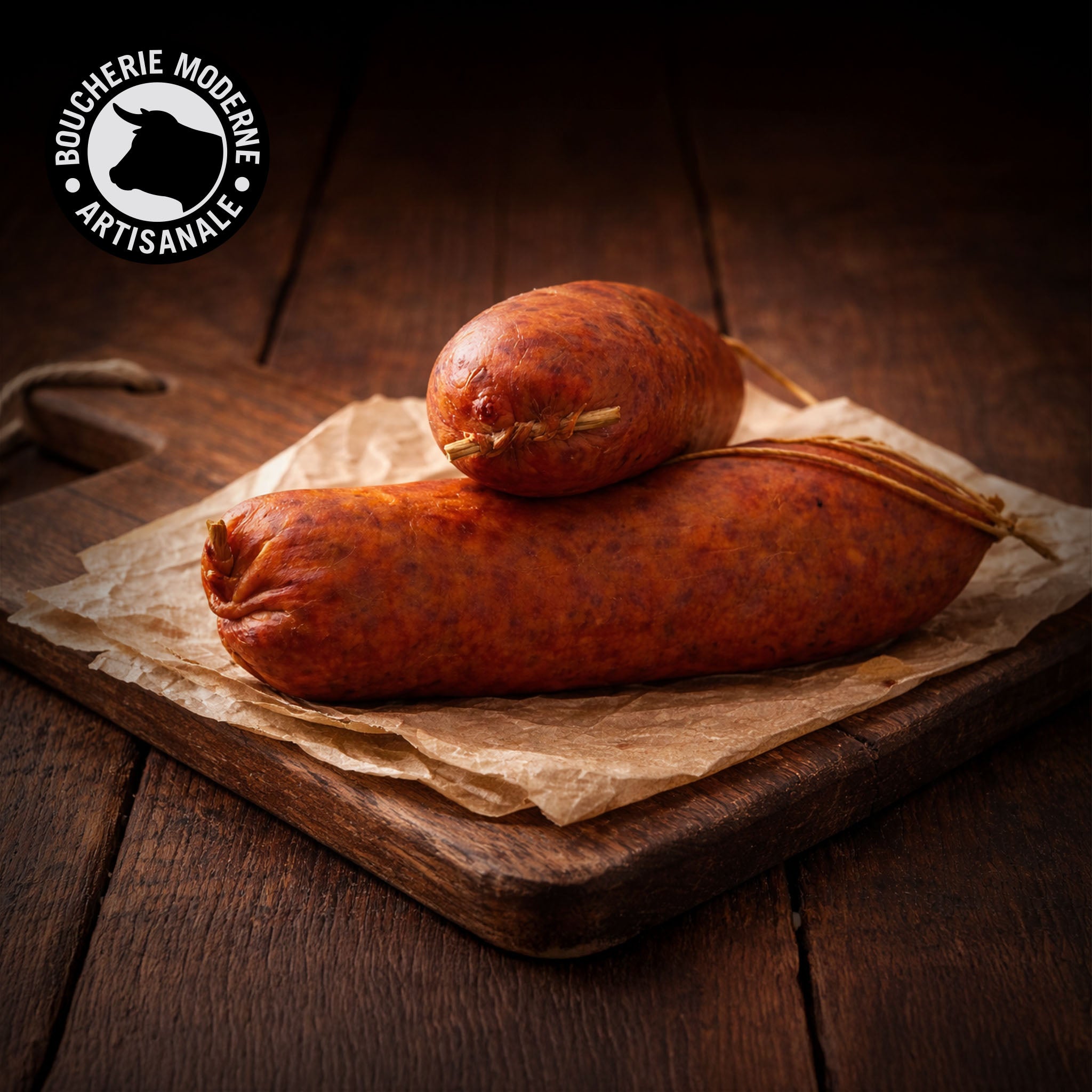 Mini saucisse de Morteau fumée, au goût authentique du Jura.