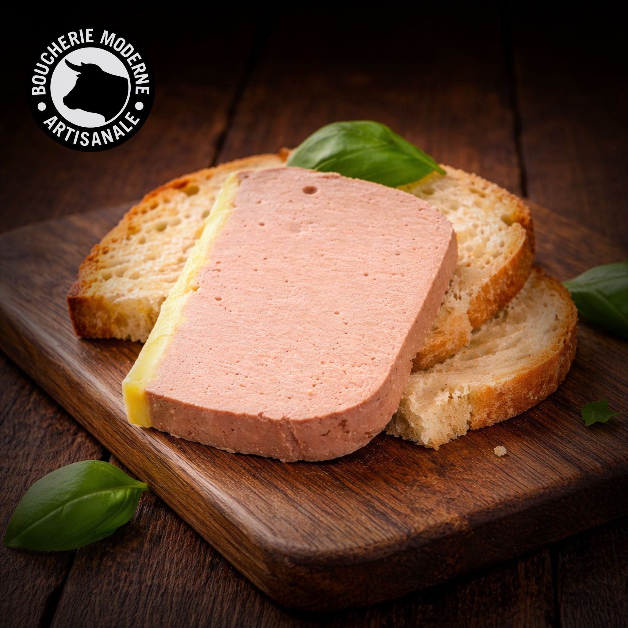 Mousse de canard fine et onctueuse, au goût délicat et raffiné.