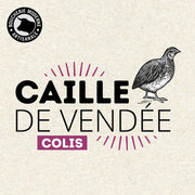 Caille de Vendée élevée avec soin pour une chair tendre et goût subtil. 