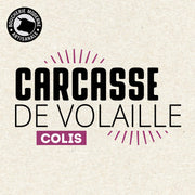Carcasses de volaille idéales pour des bouillons et fonds maison riches en goût.