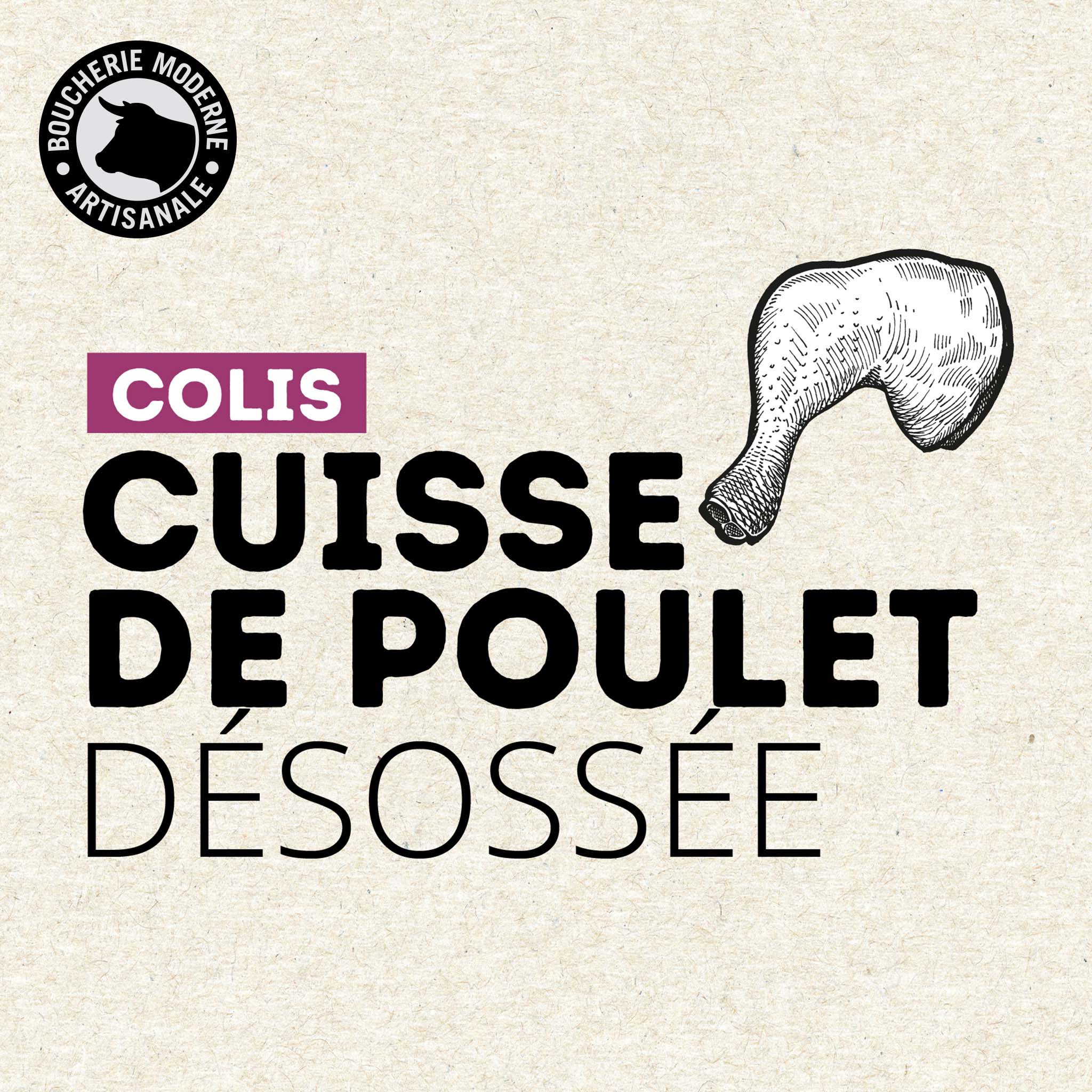 Cuisses de poulet tendres et pratiques, idéales pour une cuisine du quotidien.