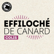 Canard confit effiloché, fondant et riche en saveurs.