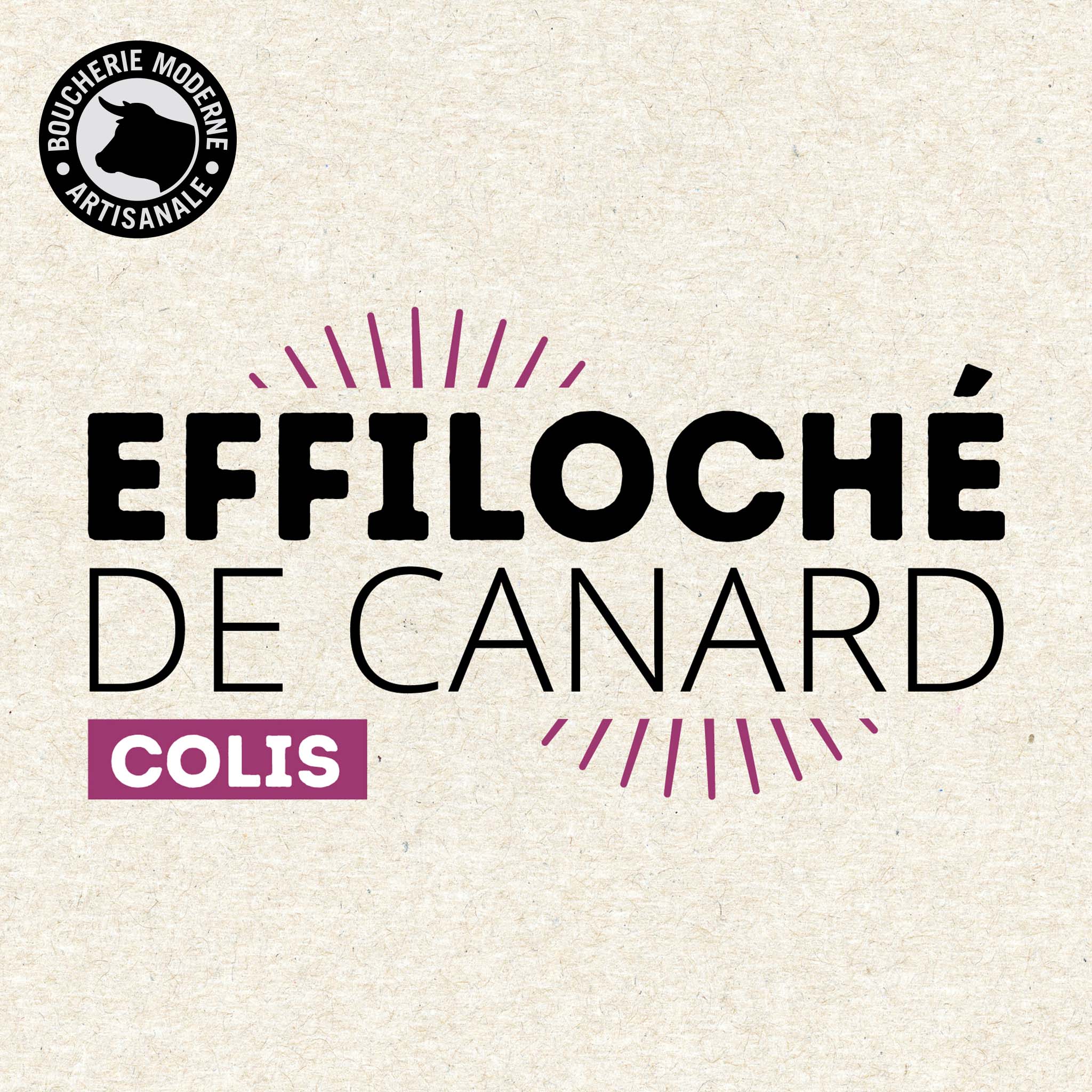 Canard confit effiloché, fondant et riche en saveurs.