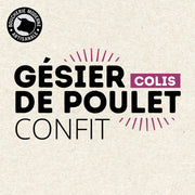 Gésiers de poulet confits, fondants et riches en saveurs.