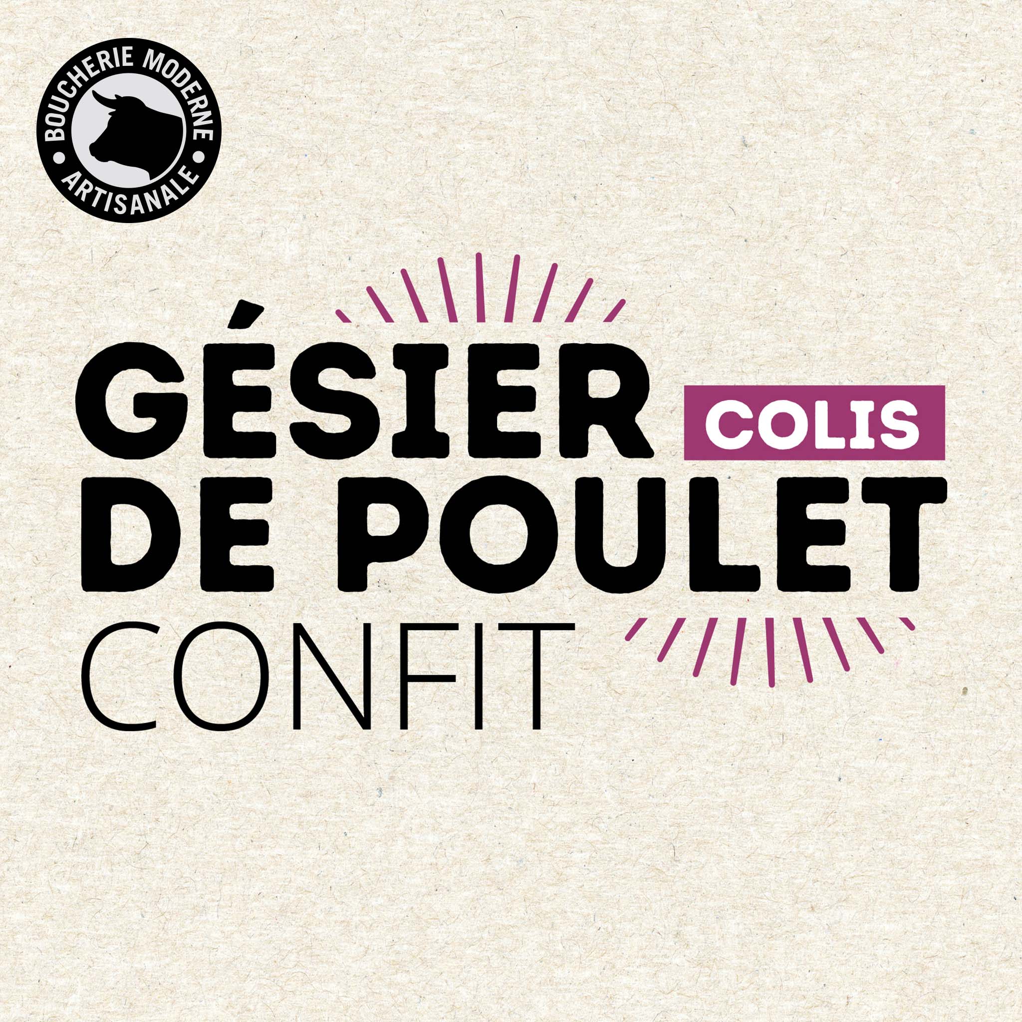 Gésiers de poulet confits, fondants et riches en saveurs.