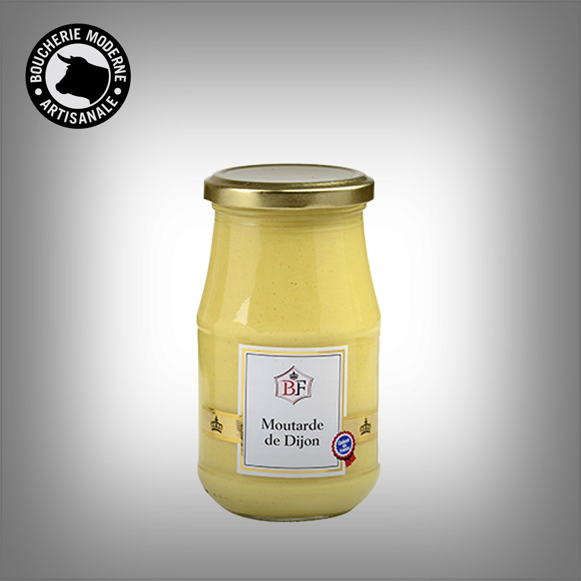 Moutarde de Dijon au goût franc et puissant, indispensable de la cuisine française.