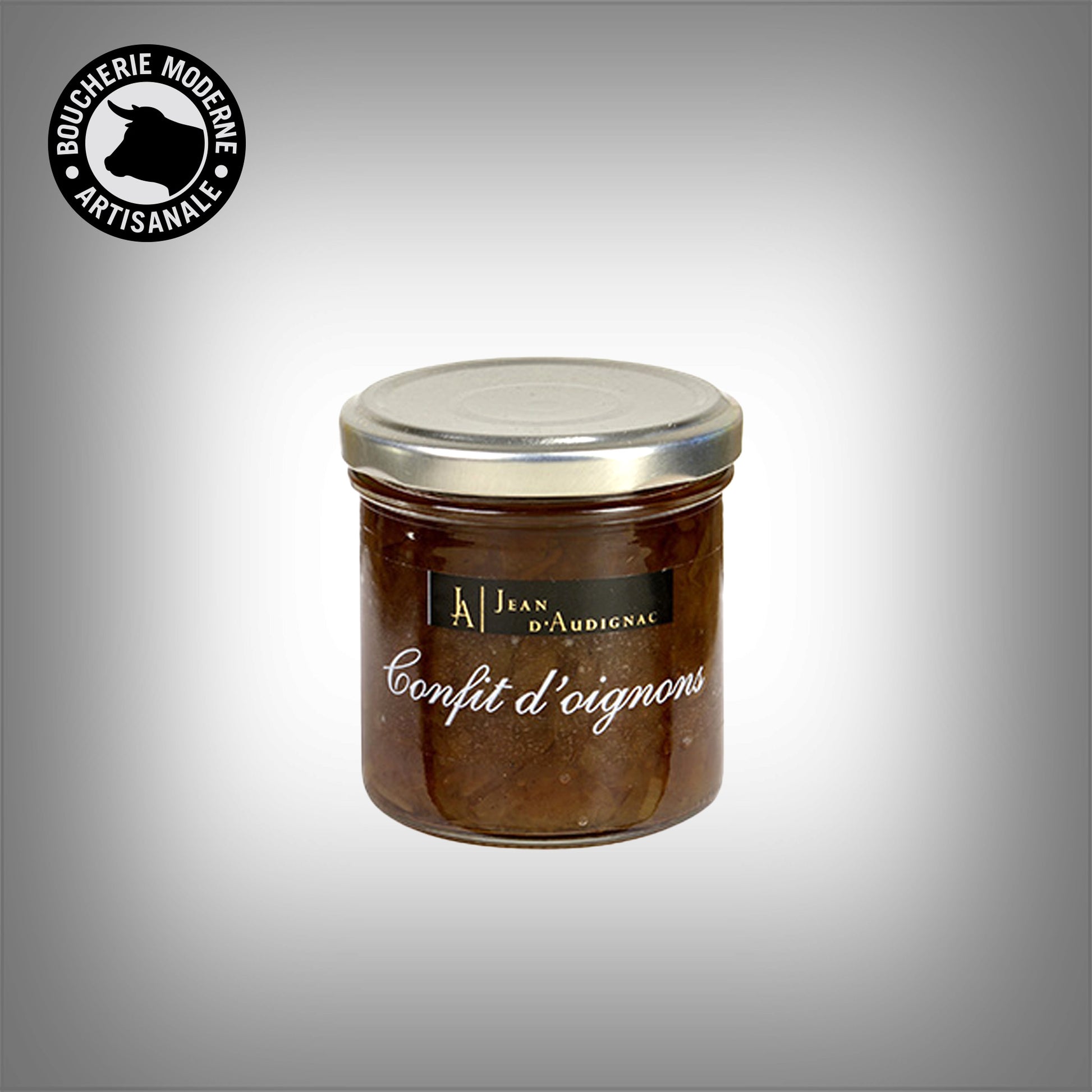 Confit d’oignons fondant et légèrement sucré, idéal pour accompagner viandes, fromages et plats de fête.