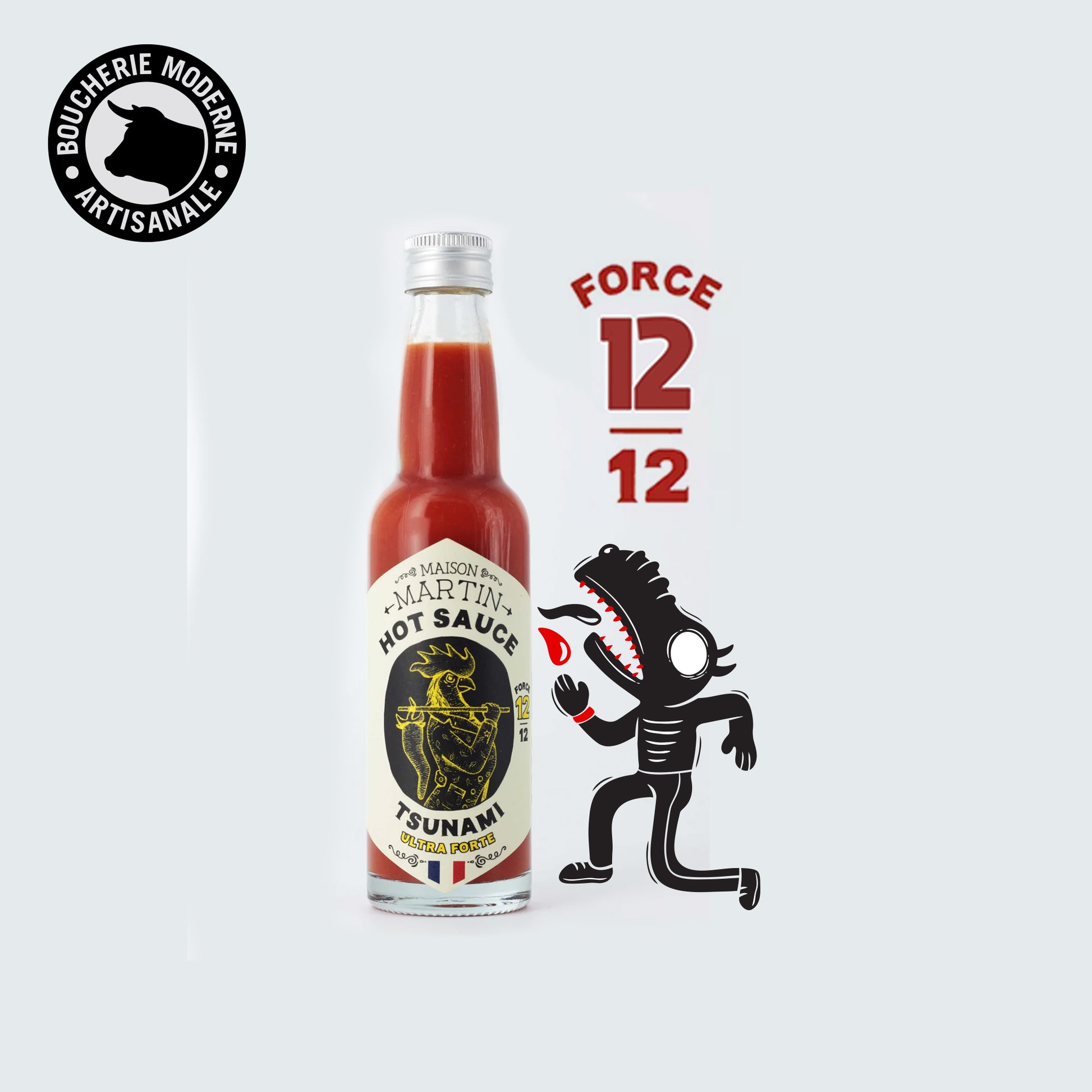 Sauce ultra piquante, intensité maximale pour les amateurs avertis.