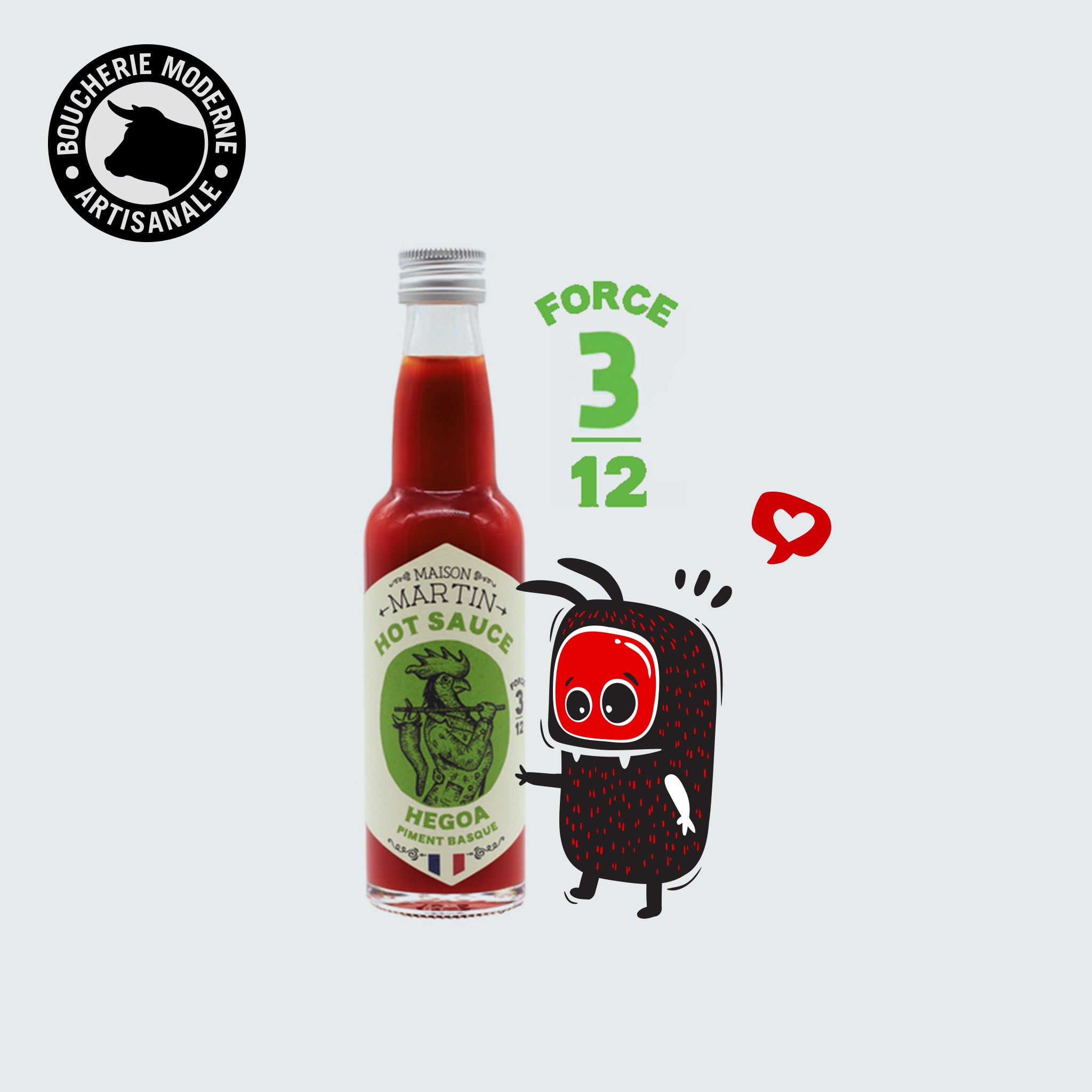 Sauce légèrement relevée, douce et parfumée.