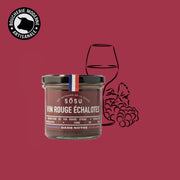 Sauce au vin rouge et échalotes, idéale pour les viandes.