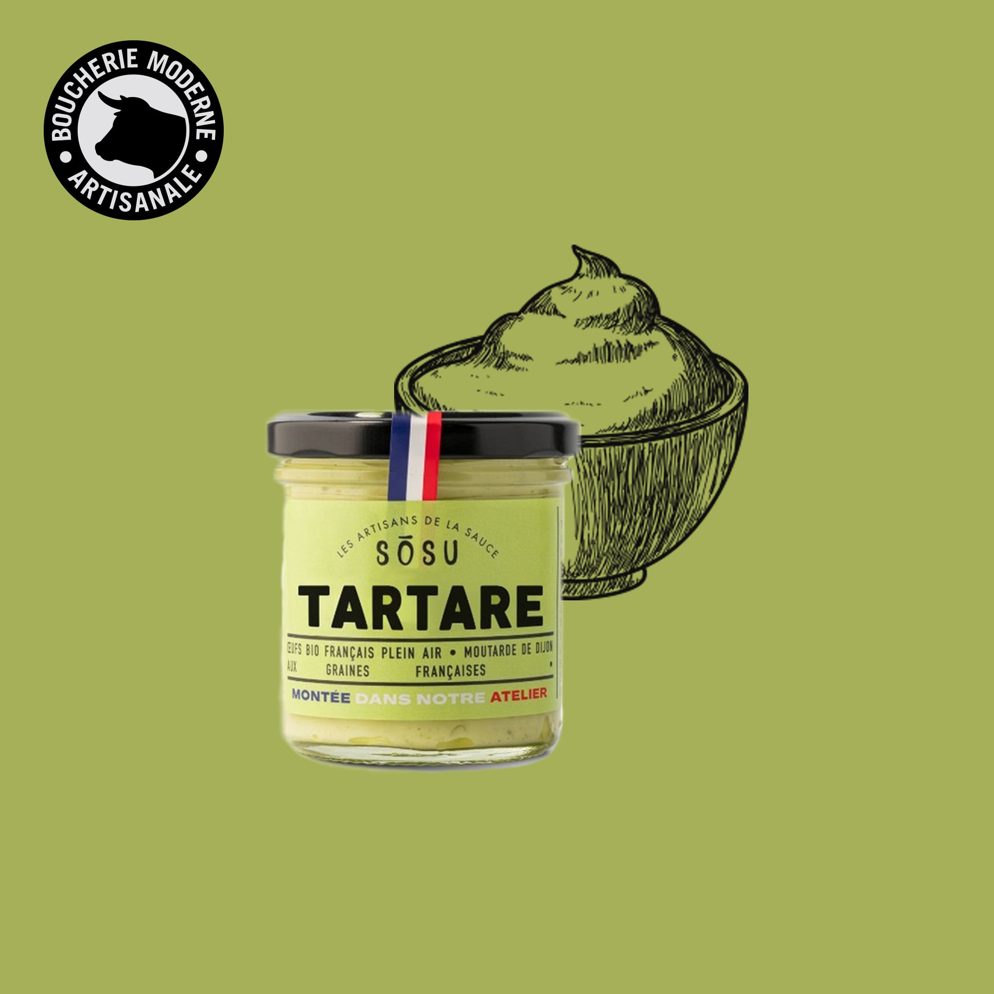 Sauce tartare fraîche et gourmande, idéale pour la rôtisserie et les poissons.