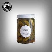 Cornichons Maison Marc aigre-doux, croquants et délicatement équilibrés.