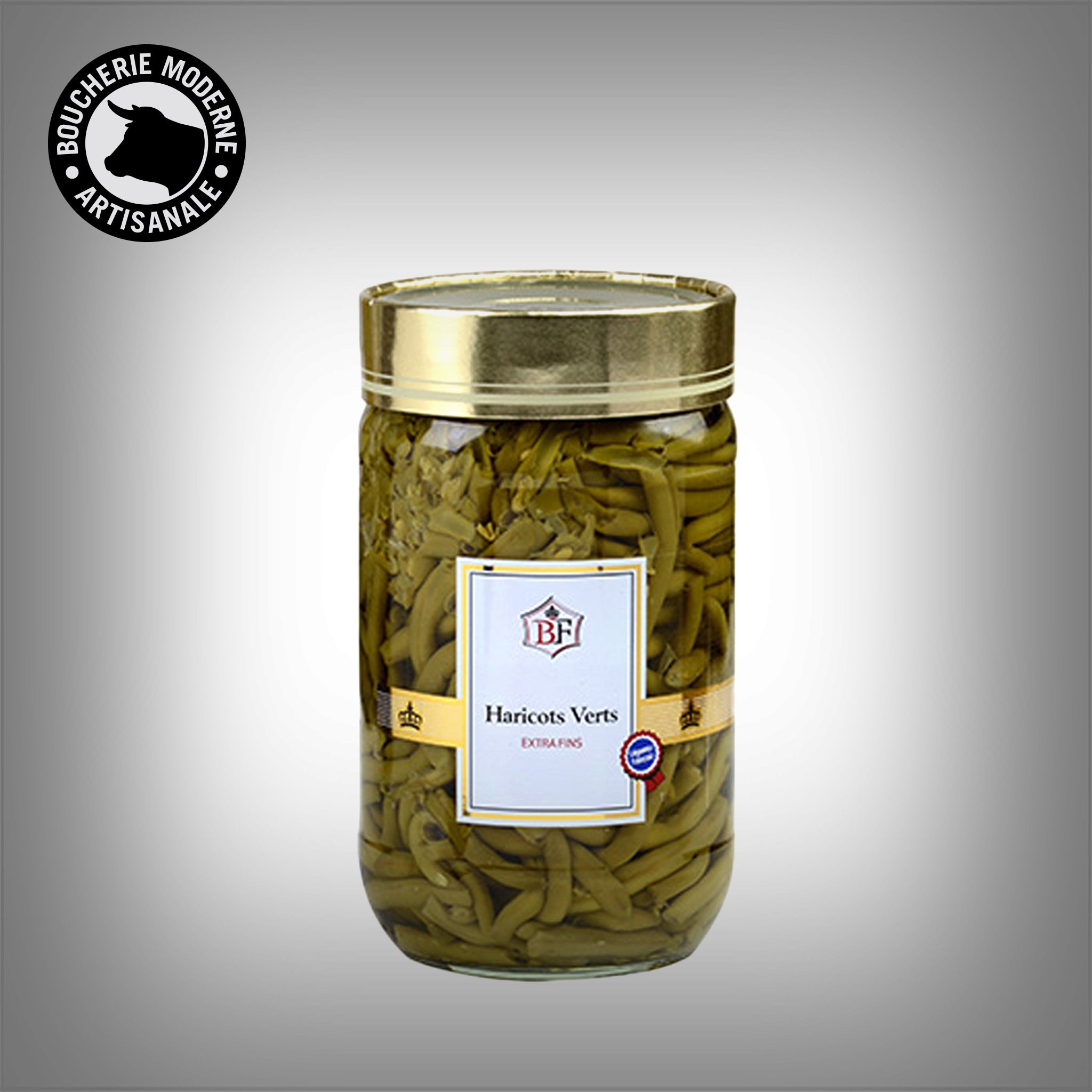 Haricots verts fondants et savoureux, format généreux prêt à réchauffer.