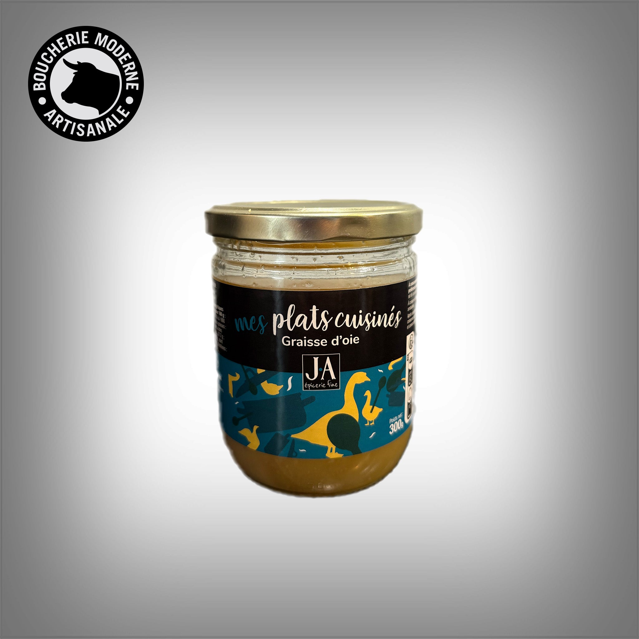 Graisse d’oie fine et savoureuse, idéale pour une cuisine traditionnelle.