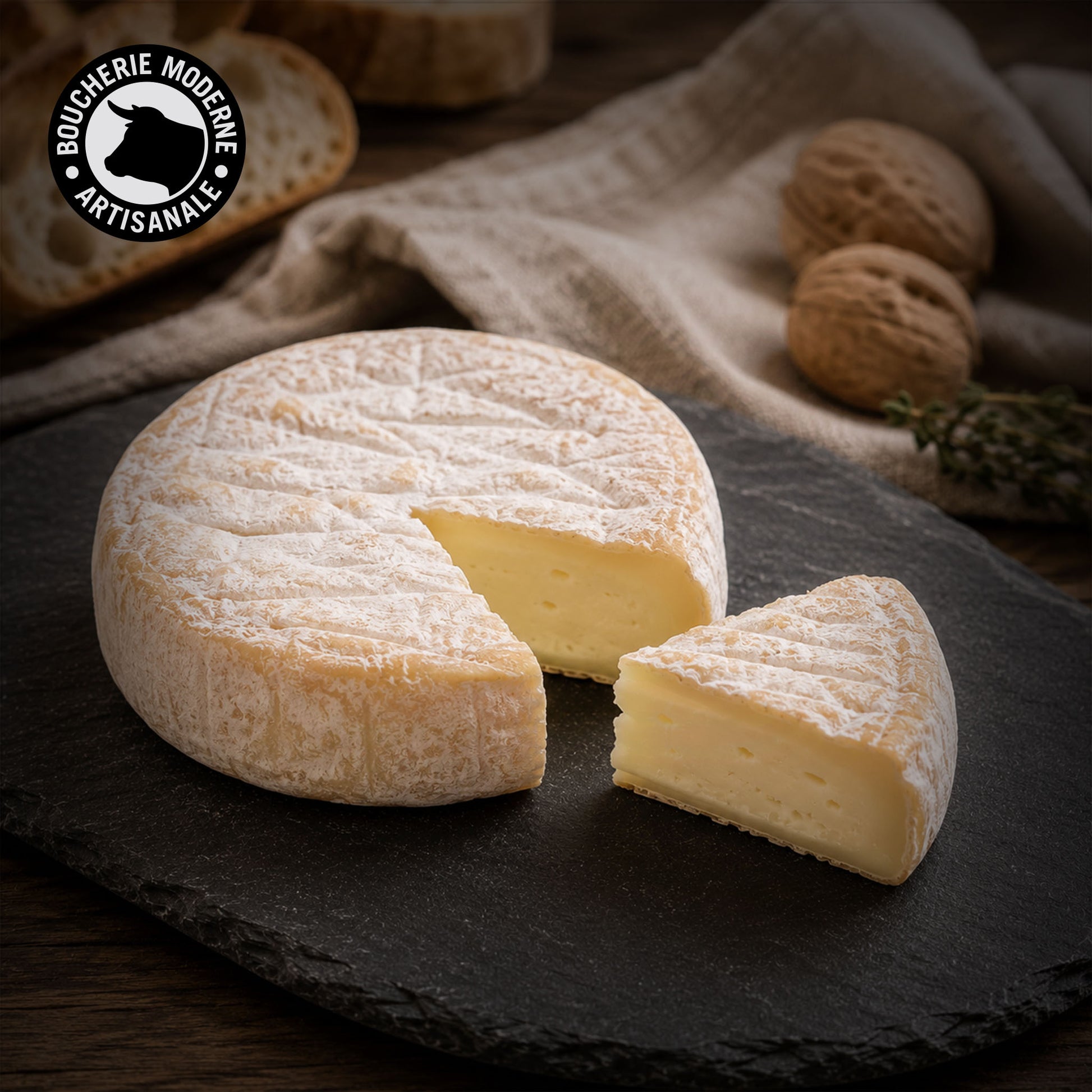 Saint-Marcellin crémeux, à la saveur douce et lactée.