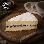 Brie de Meaux AOP, fromage à pâte molle crémeuse et goût franc.