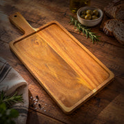 Planche à découper rectangulaire en bois d’acacia – Boucherie Moderne