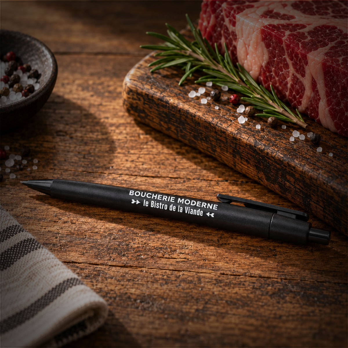 Stylo noir Boucherie Moderne – Le Bistrot de la Viande