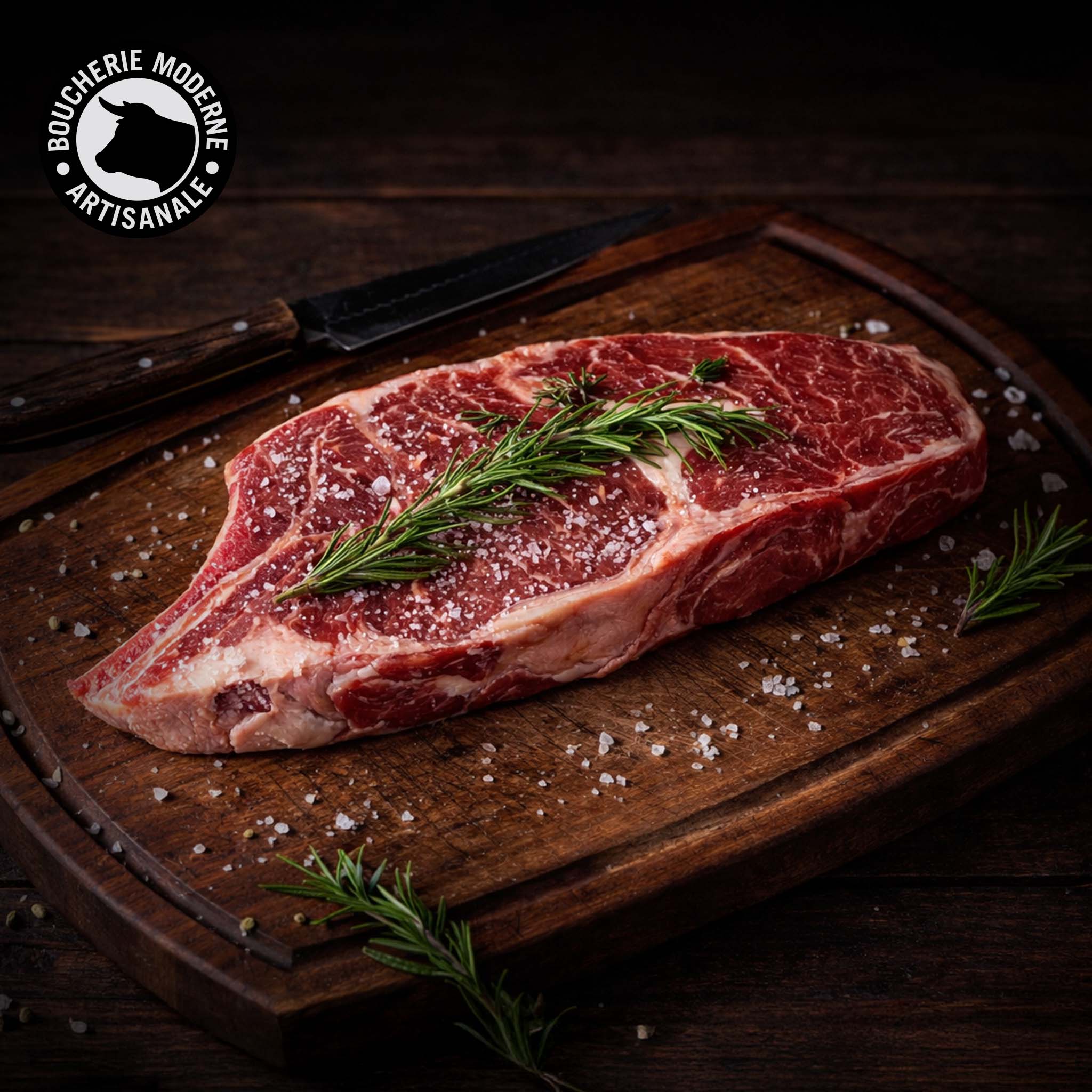 Côte de bœuf Pie Noir généreuse et typée, idéale pour un repas convivial.
