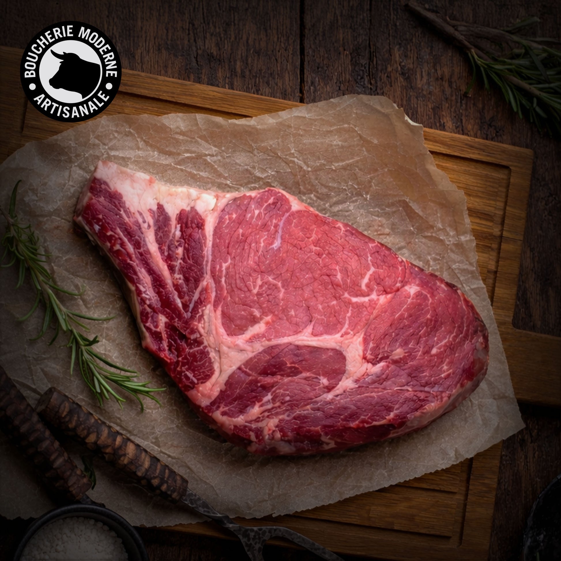 Entrecôte Hereford tendre et équilibrée, idéale pour une cuisson au grill.