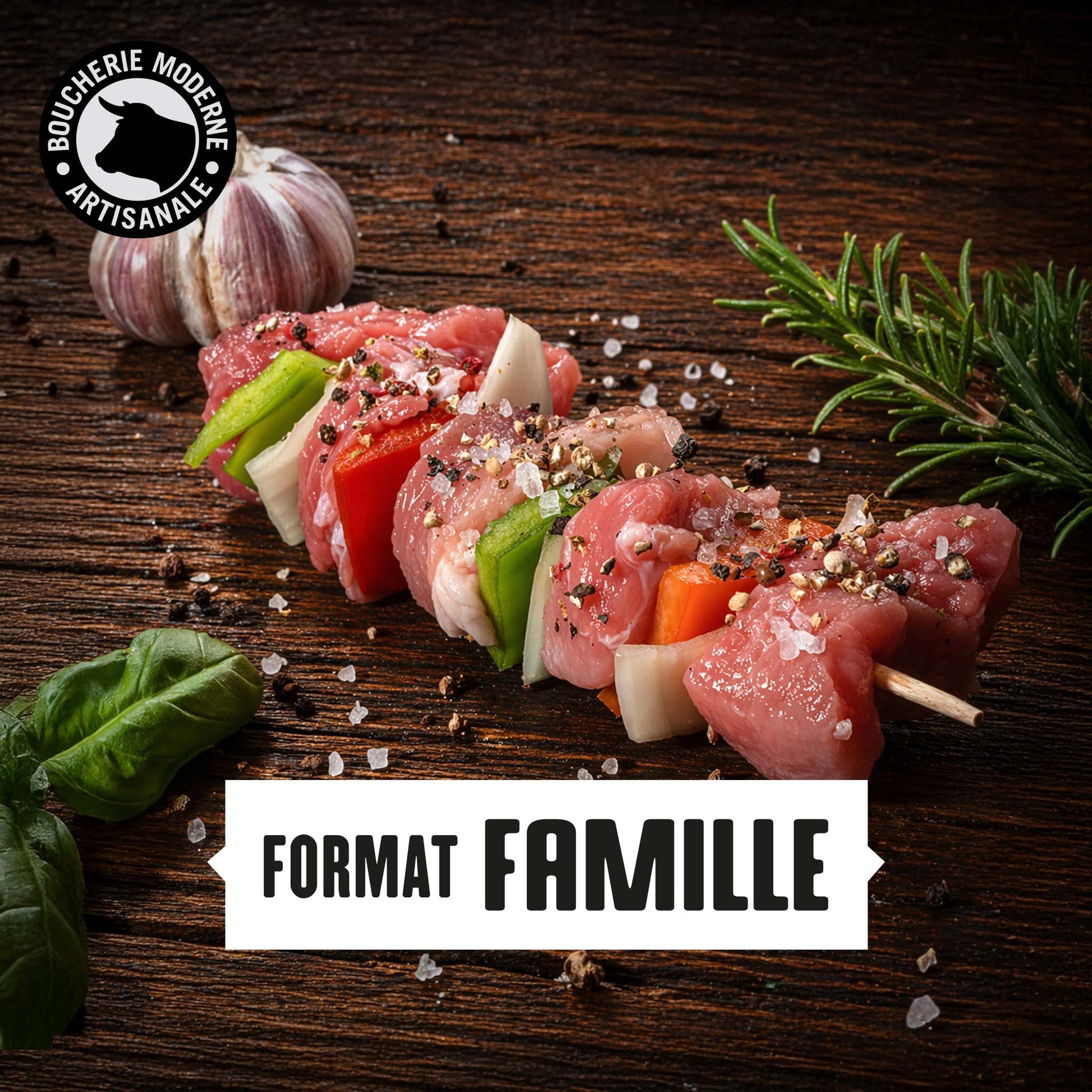Format Famille Brochette de Porc de la Boucherie Moderne