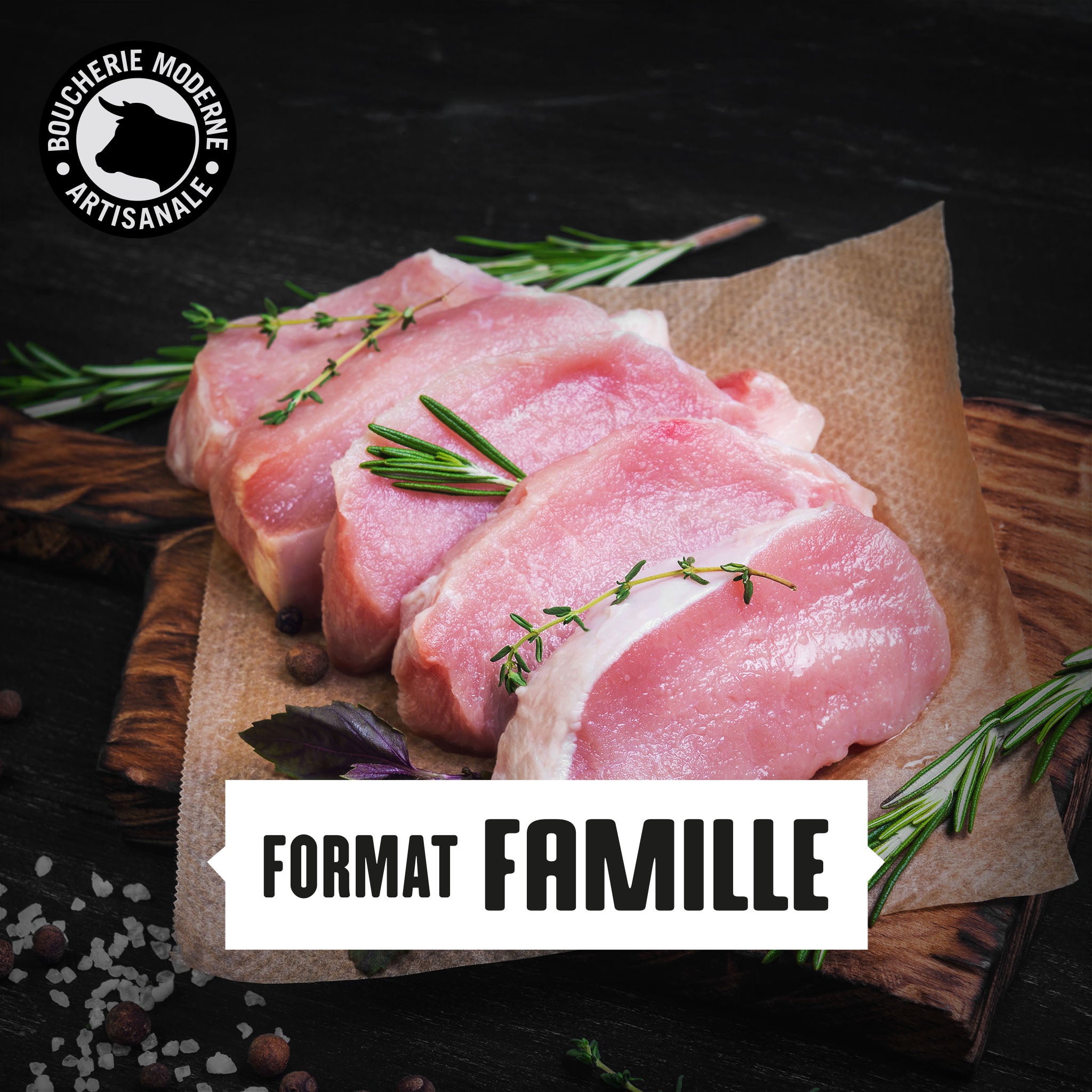 Format Famille Côte de Porc de la Boucherie Moderne