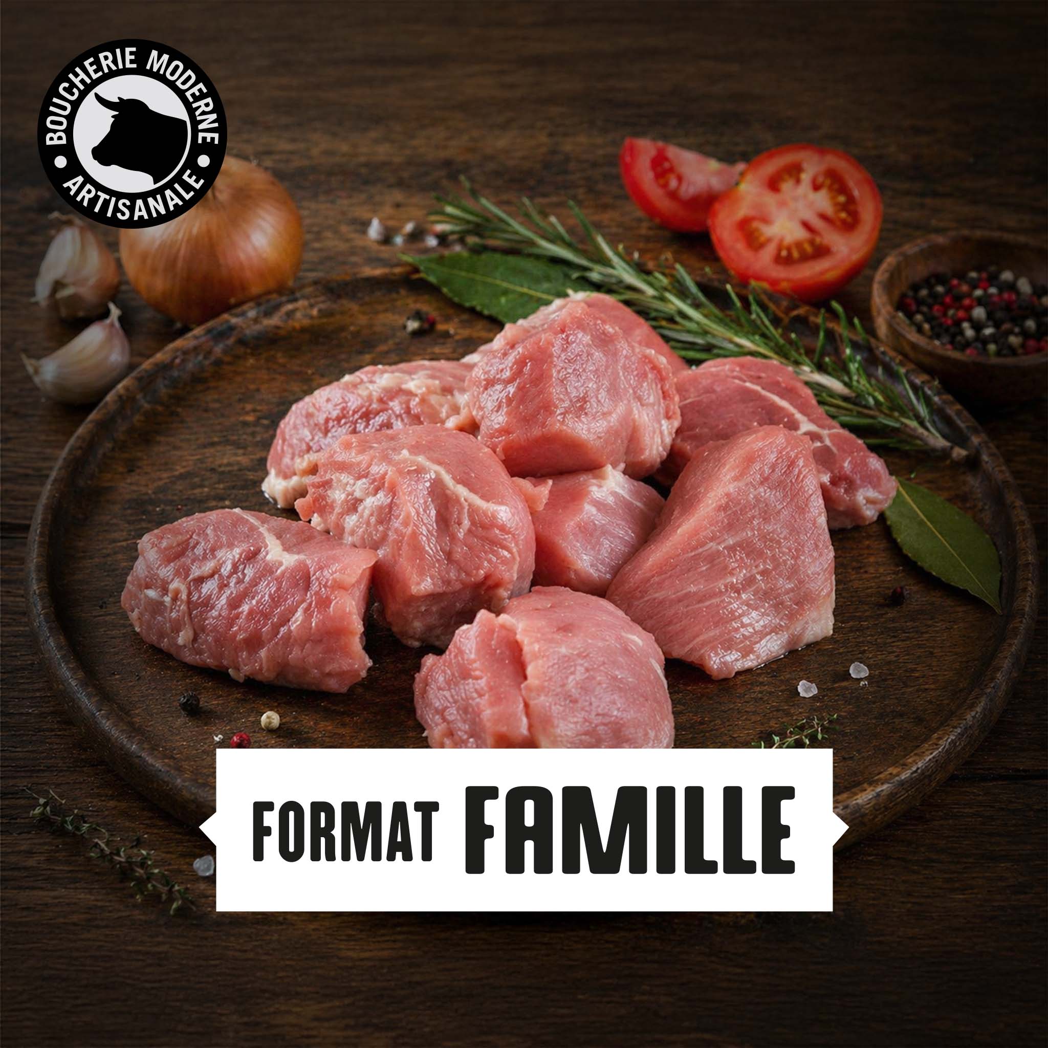 Format Famille Sauté de Porc de la Boucherie Moderne
