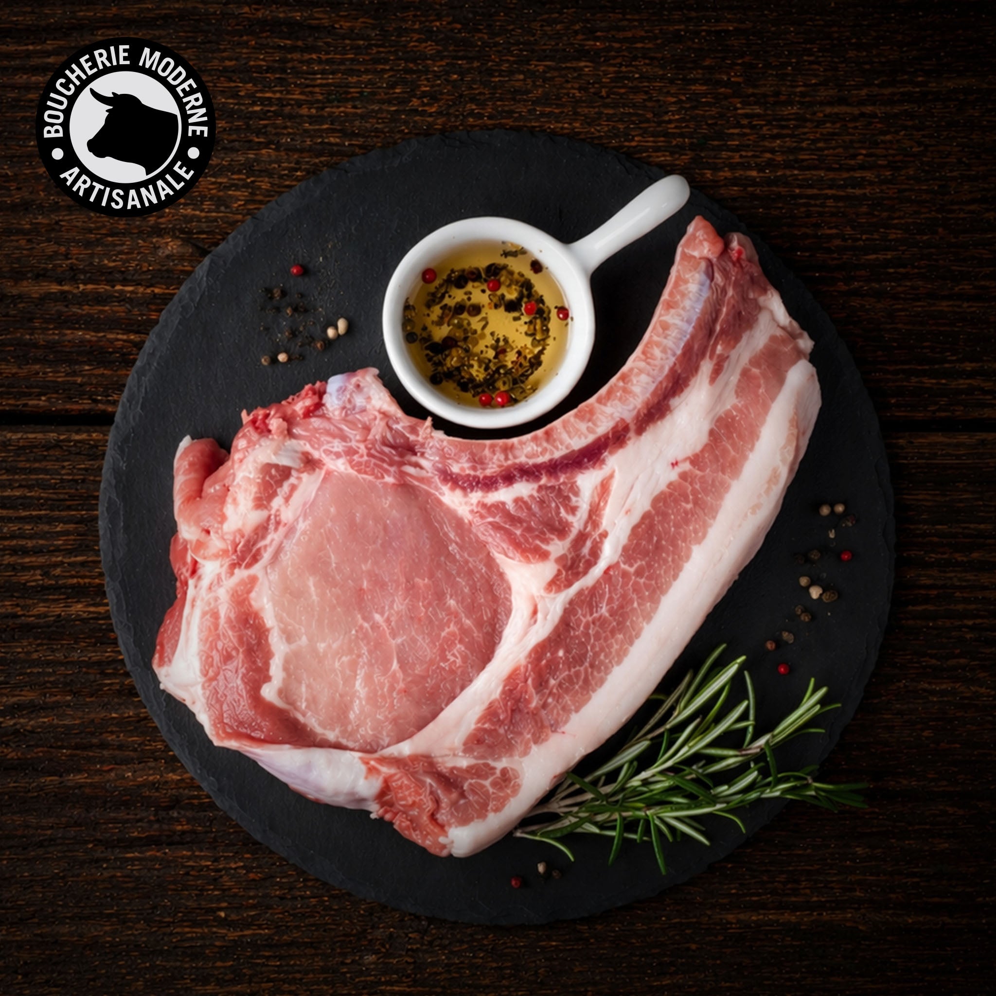Côte Cochon du Cantal de la Boucherie Moderne