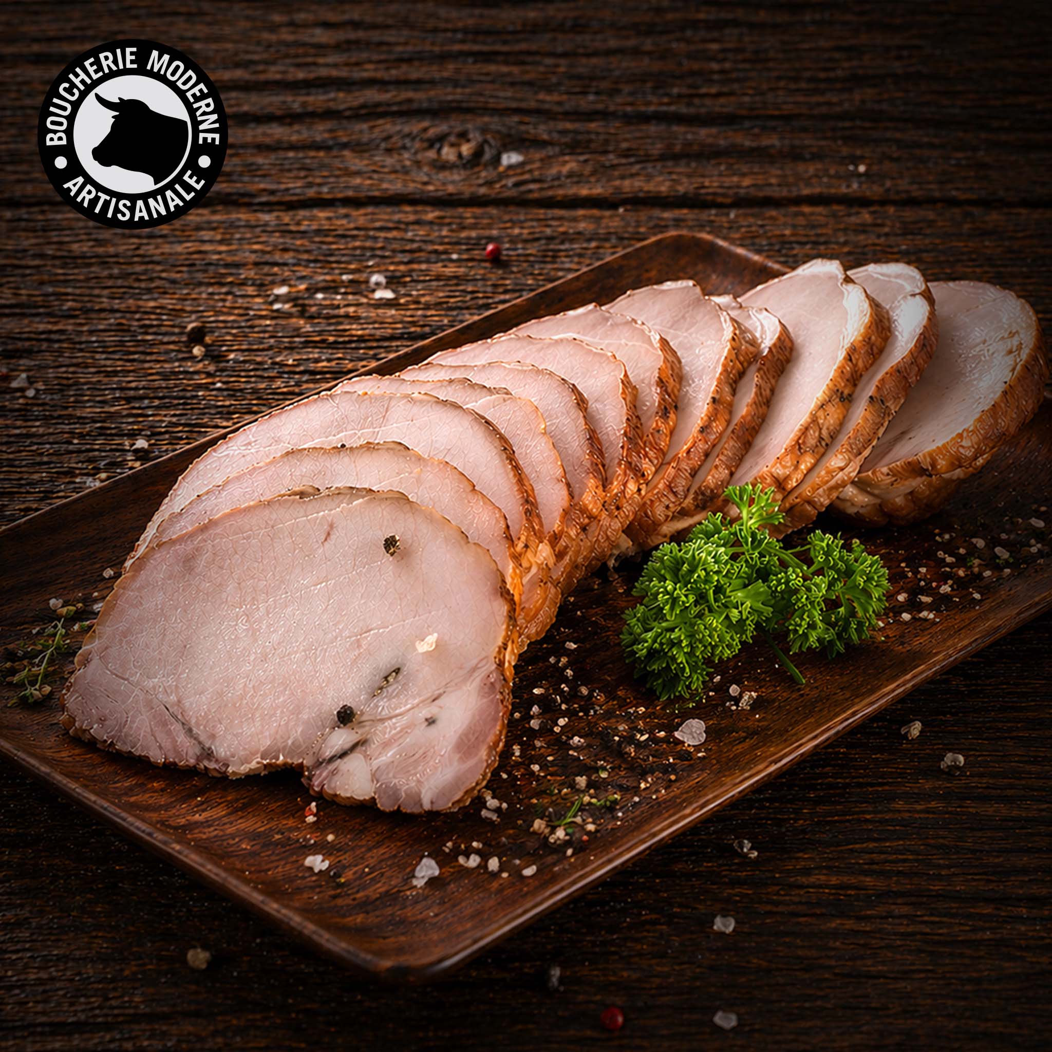Rôti de Porc en tranches cuit de la Boucherie Moderne