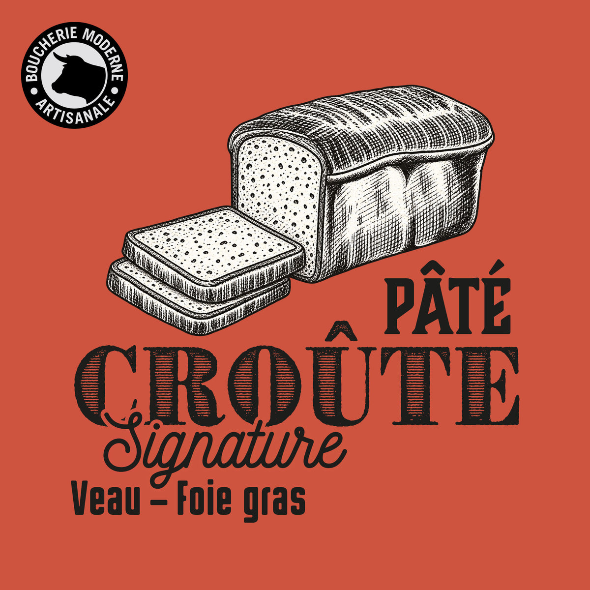 Un grand classique charcutier associant une farce généreuse à une croûte dorée et croustillante.