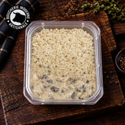 Risotto aux cèpes et dés de canard séché