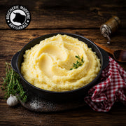 Purée maison onctueuse et beurrée, à la texture veloutée.