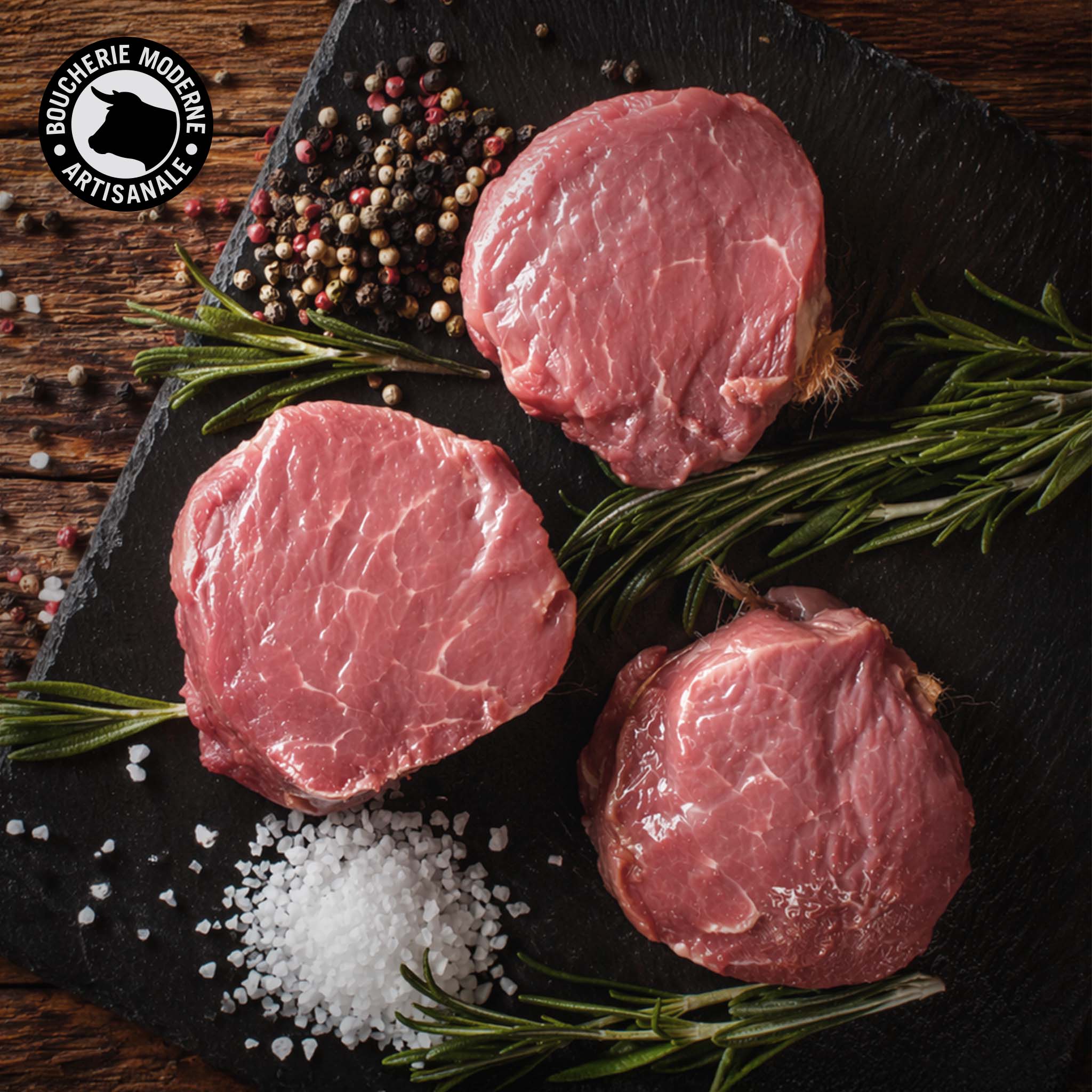 Grenadin de veau tendre et raffiné, pour une cuisson rosée et fondante.