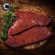 Foie de veau tendre et savoureux, à cuire rosé pour préserver sa finesse.