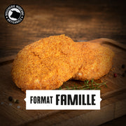 Cordonnaises de veau maison Format Famille, croustillants et fondants, prêts à cuire.