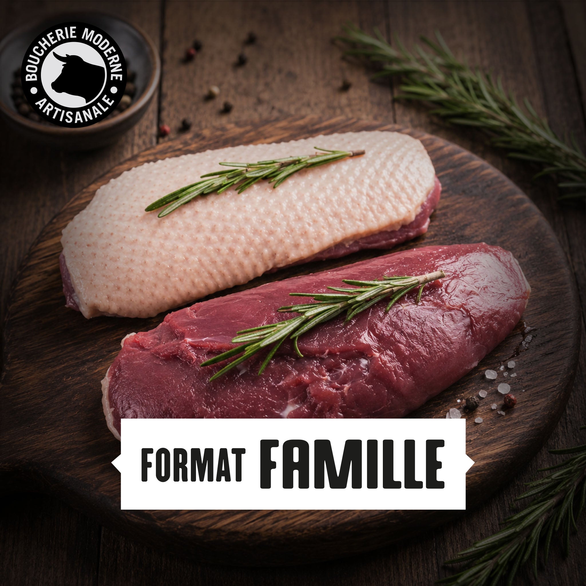 Magrets de canard français, tendres et savoureux, parfaits pour vos repas gourmets.