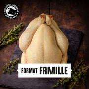Poulettes fermières entières, moelleuses et savoureuses, idéales pour les repas de famille.